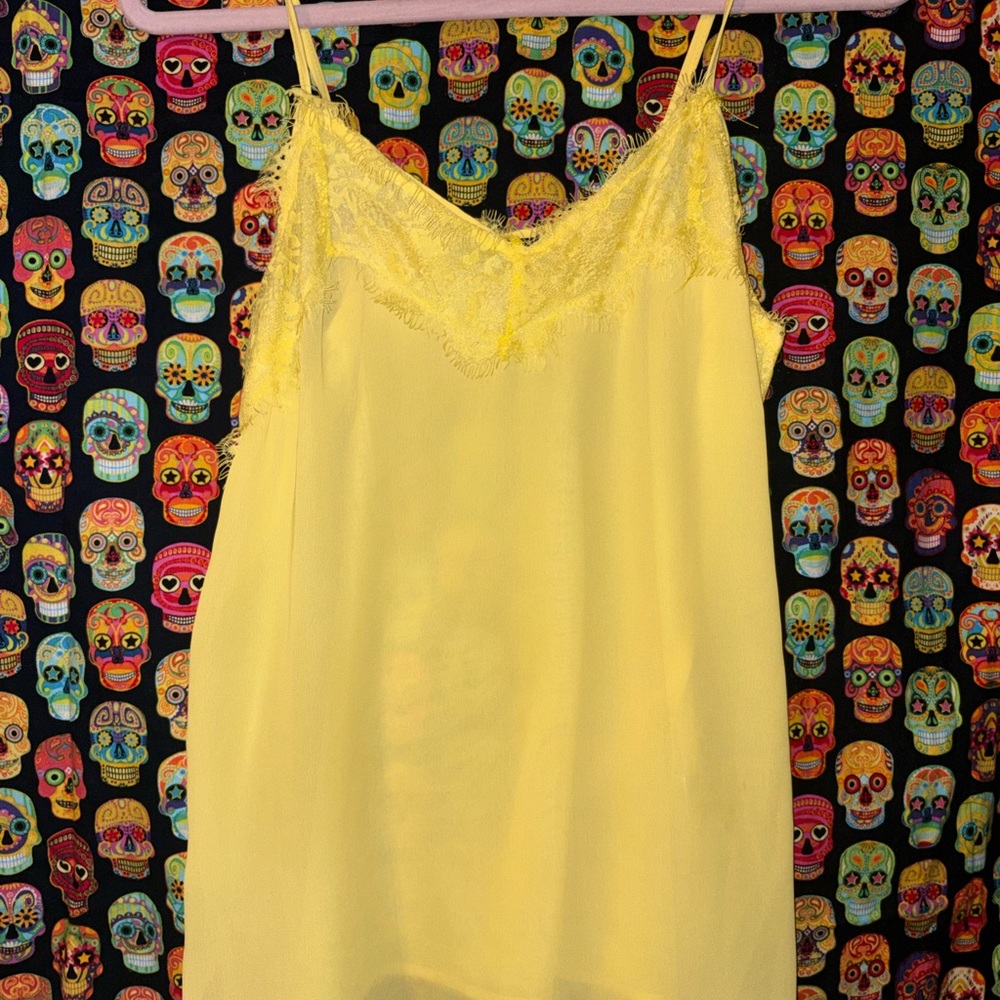 Papaya Sunny Yellow Lace Chemise